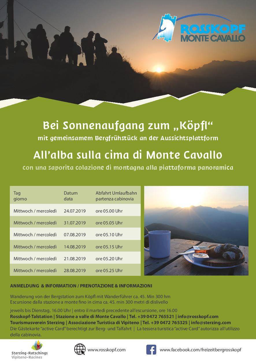 rosskopf sonnenaufgang wanderung