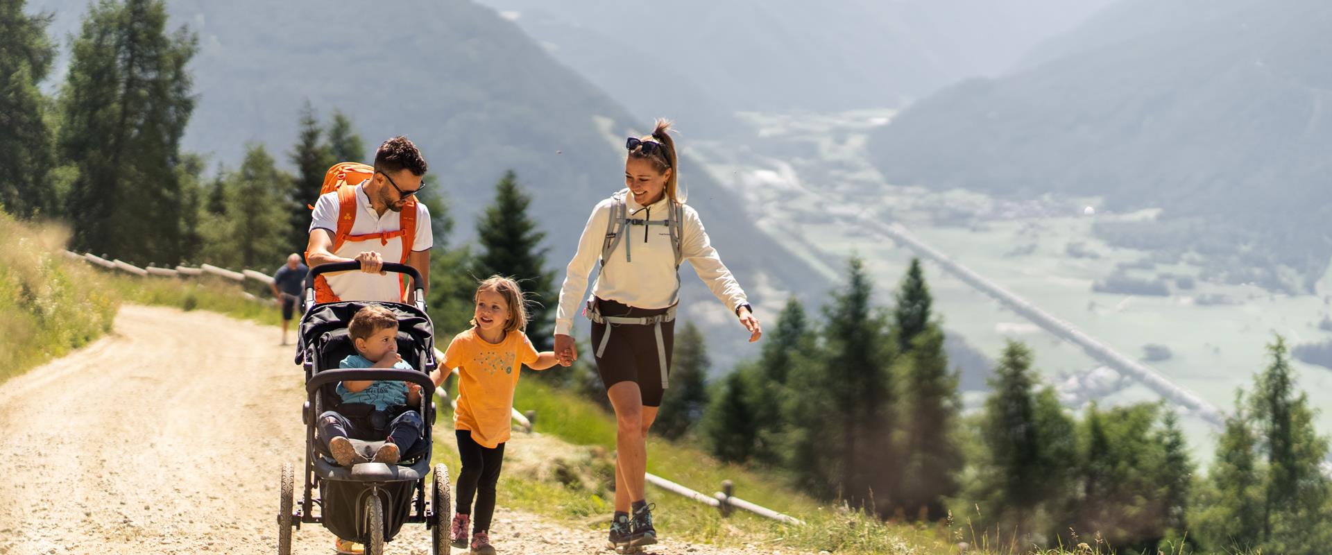 Hiking at Rosskopf / Monte Cavallo in Sterzing.